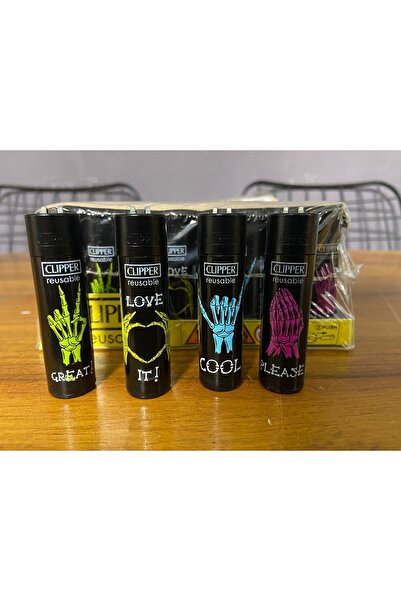 Clipper Iskelet El Model 4 Adet Çakmak