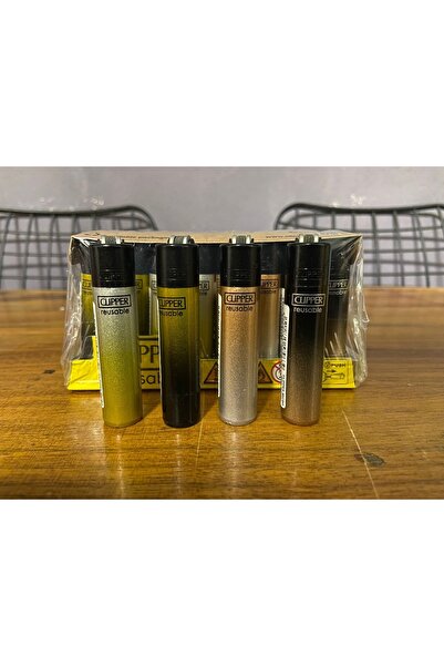 Clipper Koleksiyonculara Geçişli Renkler Micro Model 4 Adet Çakmak