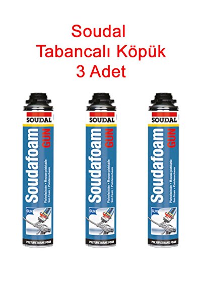 Soudal Tabancalı Köpük 750 Ml/875 Gr--3 Adet