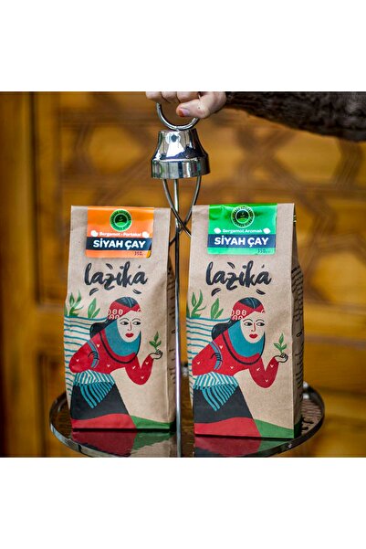 LAZİKA (3'LÜ SET) Avantajlı Bergamotlu Siyah Çay Seti (3*350 g)-Mayıs Çayı, Çamlıhemşin Tozsuz Çay