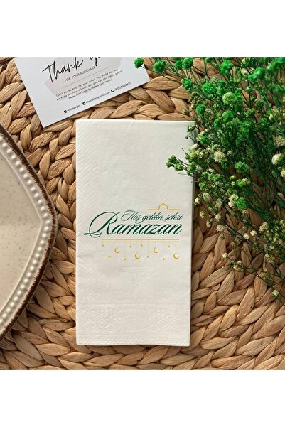 Rima Tasarım Ramazan Ayı Sofralarınızı Renklendirin Konuşan Peçete 20li