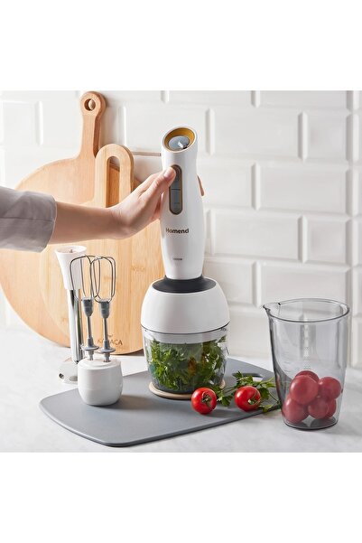 HOMEND Handmaid 1960h Blender Set Krem Gold