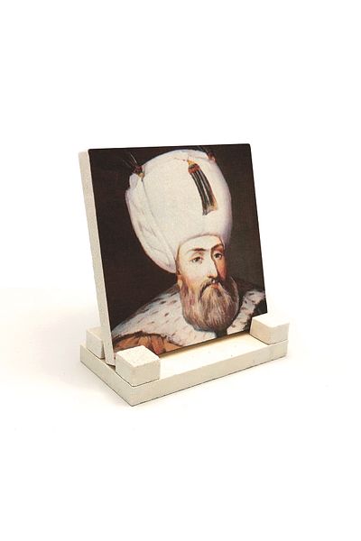 Sadrazam Suleiman the Magnificent Printed Natural Stone Tabletop