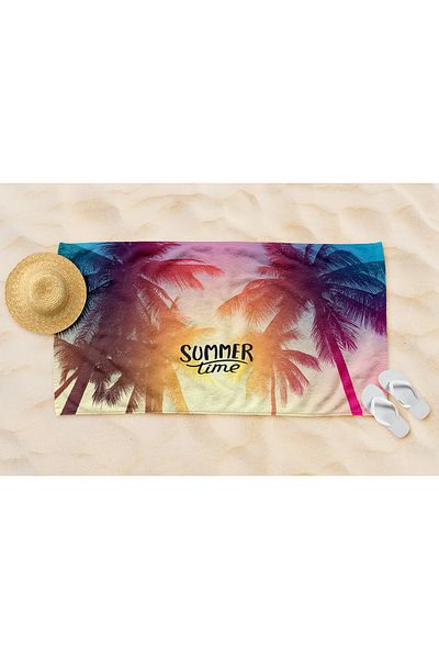 cott land Πετσέτα παραλίας και μπάνιου Palmiye Summer Time