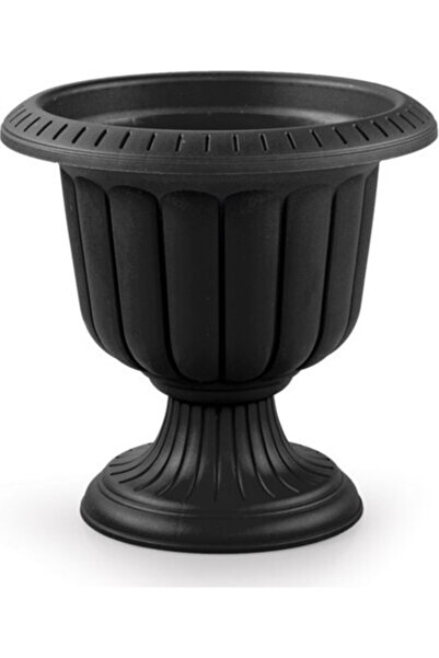 SERİNOVA Nergiz Saksı 25,3 Lt Siyah 3'lü