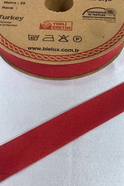 GELD Red Koton Piping Width 2 cm Length 1 Meter – Ribbon