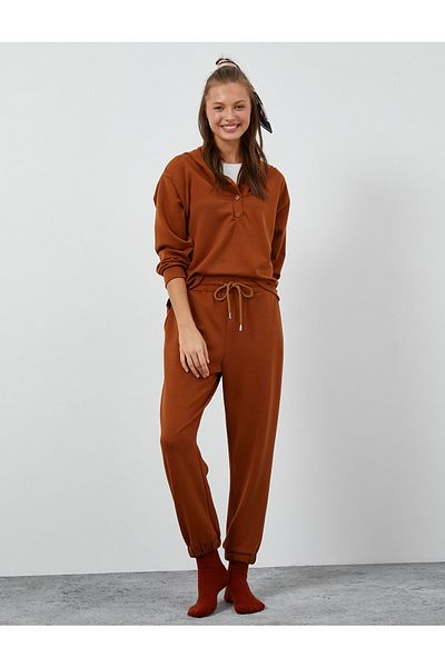 Koton Pyjamahose - Braun - Jogger