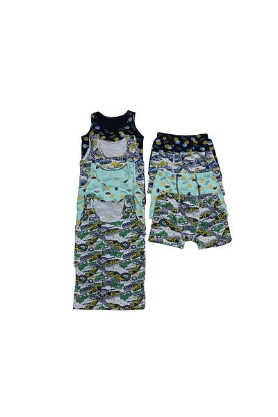 Poli Underwear Boy's 4-Piece Boxer Briefs Athlete Set
