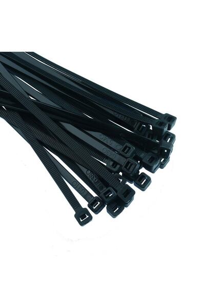 KSN Kablo Bağı Plastik Kelepçe Siyah 4.8x200mm - 100 Adet