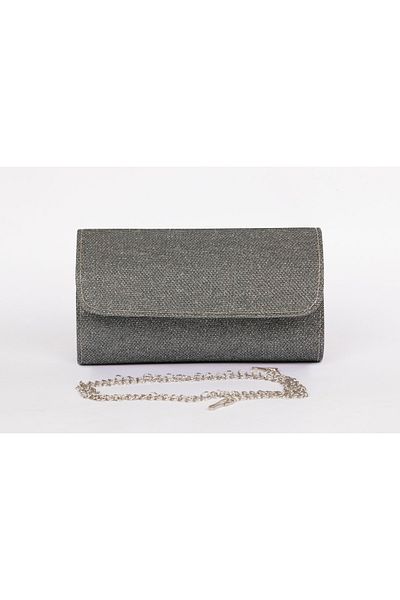 bibags Βραδινή τσάντα φορέματος Platinum Glitter