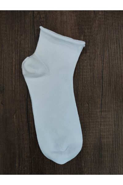 Leement socks Дамски безшевни памучни чорапи без ластик, пенирани на среден ток, 6 чифта за диабетици