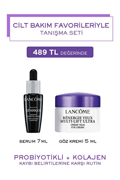 Lancome Cilt Bakımı Favorileriyle Tanışma Seti Génifique 7 ml & Rénergie Eye Cream 5 ml 8690595184401