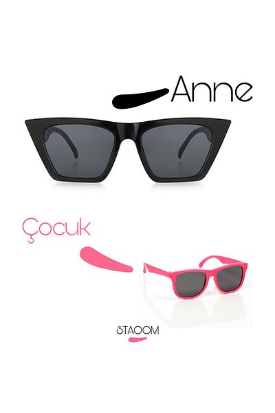 STAOOM Mother Child Sunglasses Set