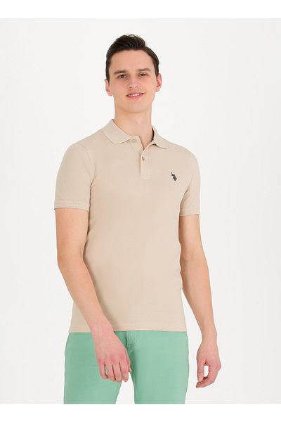U.S. Polo Assn. Polo T-shirt, Xl, Stone