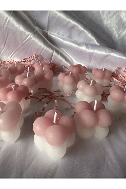 Zdtoptan Okyanus Kokulu Özel Mini Bubble Mum Davet Nikah Söz Nişan Kına Hediy...