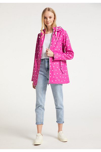 myMo Polka Dots gemusterter Regenjacke