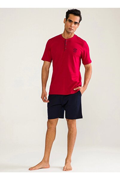 Kocabey D's Damat 02000 Short Sleeve 3-Piece Men's Pajama Set