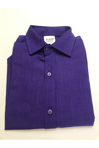 MERALKİDS Renkli Pamuk Erkek Çocuğu Gömlek