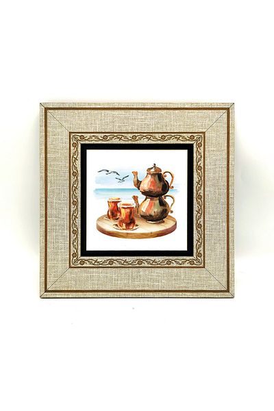 Sadrazam Istanbul - Tea Printed MDF Table