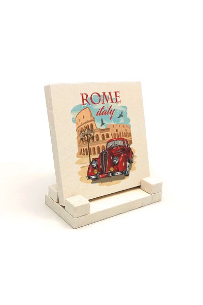 Sadrazam Rome Visual Printed Natural Stone Tabletop