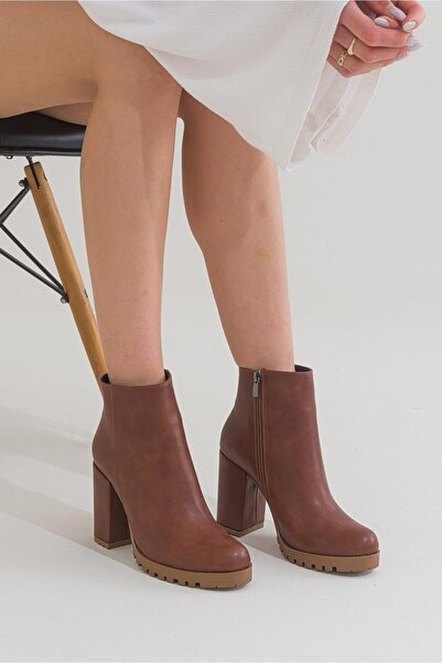 ÜNAL ÖZER Kadın Günlük Bot Un001-006/taba Cilt/38