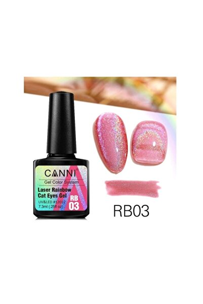 Canni Lazer Kedi Gözü Kalıcı Oje Laser Cat Eye Rb03