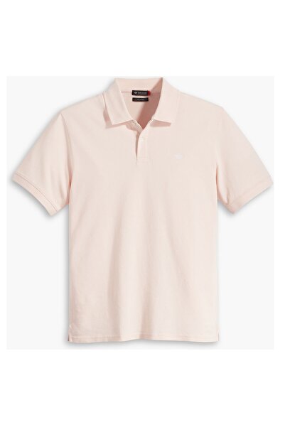 Dockers Μπλουζάκι πόλο με ριμπ κολάρο ροζ