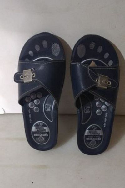 GEZER Dark Blue Front Buckle Optapeti Stylish Quality Can Be Worn at Home and Outside