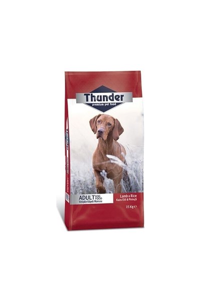 Thunder Kuzu Etli Pirinçli Köpek Maması 15kg
