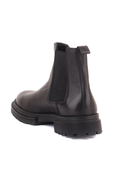 SailLakers - Black Leather Men's Chelsea Boots 102-057-10201