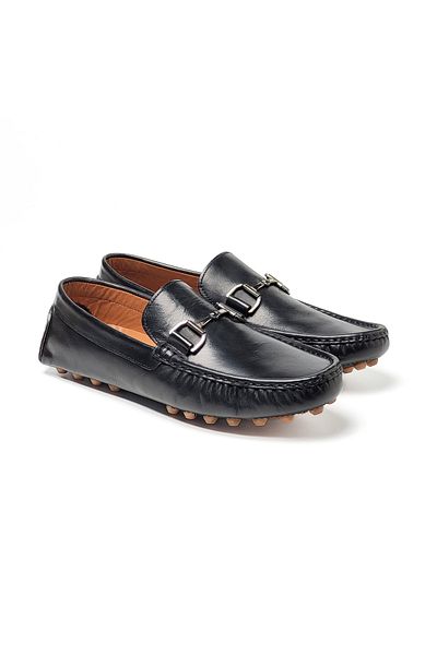 John May Men's Oxford Shoes, Tz-13804 Motifs Sierra Black