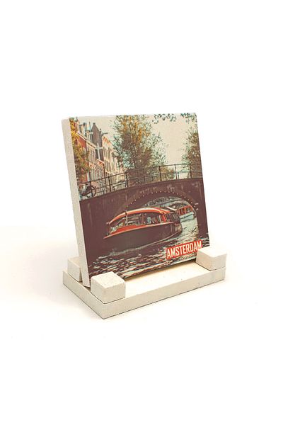 Sadrazam Amsterdam Visual Printed Natural Stone Tabletop