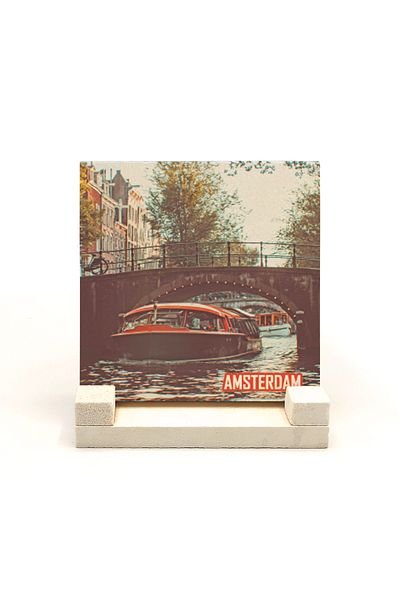Sadrazam Amsterdam Visual Printed Natural Stone Tabletop