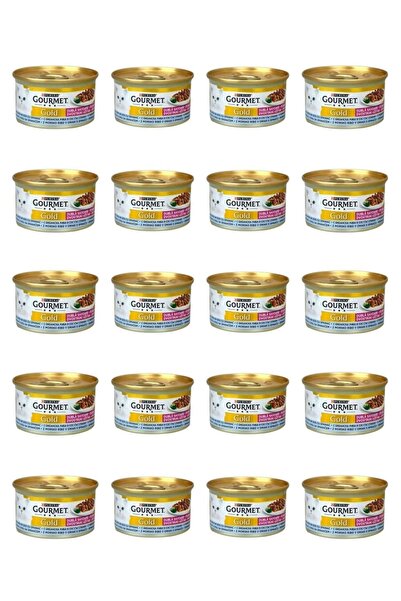 Gourmet Gold Okyanus Balıklı Ve Sebzeli Kedi Konservesi 24x85 Gr