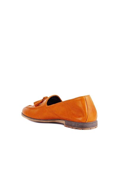 SailLakers - Ανδρικά παπούτσια από γνήσιο δέρμα Tan 101-2861-1054