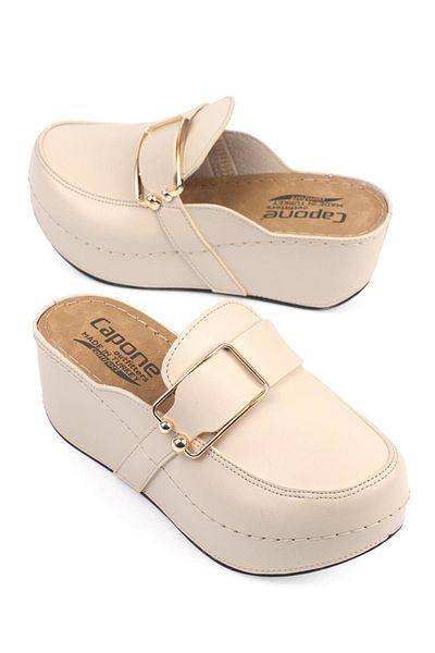 Capone Outfitters Anatomical Soft Comfortable Sole Wedge Heeled Mother Slippers