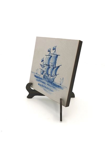 Sadrazam Dutch Pattern Printed MDF Desktop