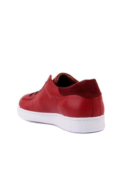 SailLakers - Burgundy Leather Men's Sneaker 101-3722-H754-I