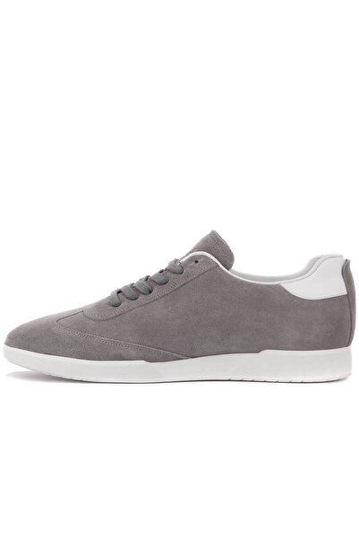 SailLakers - Gray Suede Men's Casual Shoes 101-3823-10097
