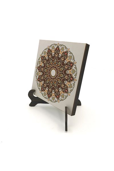 Sadrazam Rumi Pattern Printed MDF Desktop