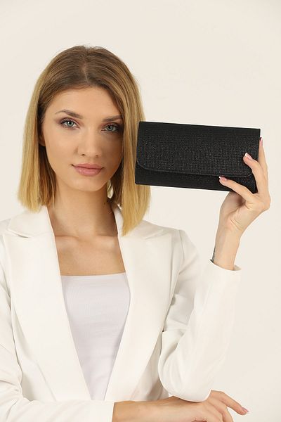 bibags Poșetă portofoliu rochie de seară cu dungi negre
