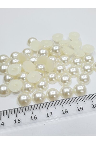 CRYSTALSHOP Half Pearl - Κρέμα 10 mm (100 Gr - 400 τεμ.)
