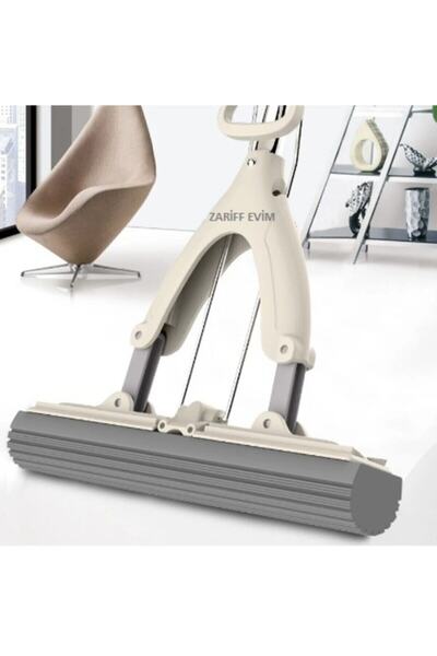 Hansel Kelebek Sıkma Mekanizmalı Mikrofiber Mop Sünger Sıkmalı Mop