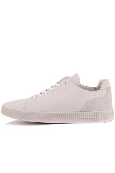 SailLakers - Λευκό σουέτ, ανδρικό sneaker Nubuck 101-6006-BY547