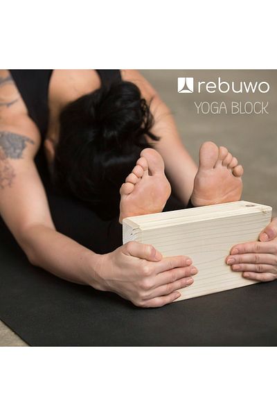 Rebuwo Wooden Yoga Block