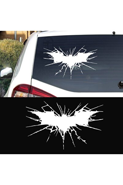 Melek Pazarı 90 X 56 Cm Batman Dark Knight Bat Car Sticker