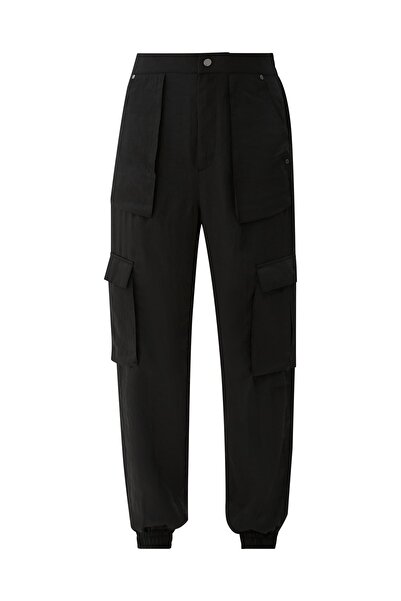 QS by s.Oliver Pants - Black - Cargo