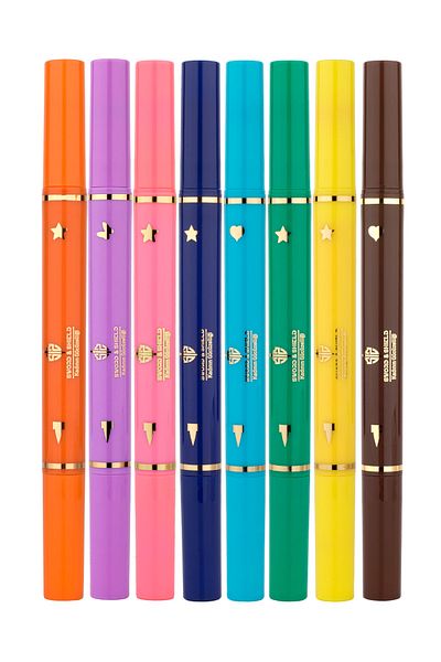 Sword & Shield S&s 8-Color Double Sided Neon Pen Eyeliner Set