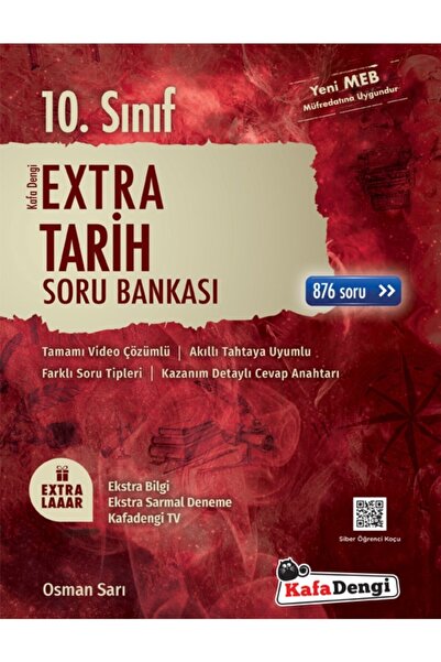 Kafa Dengi Yayınları 10.sınıf Extra Tarih Soru Bankası-Tümü Video Çözümlü