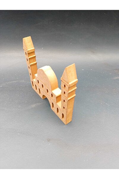 na neşeli ahşap DES46 Ahşap Cami Figürü. 15 Cm Boyunda 18 Mm Kalıkta.rahatlık...